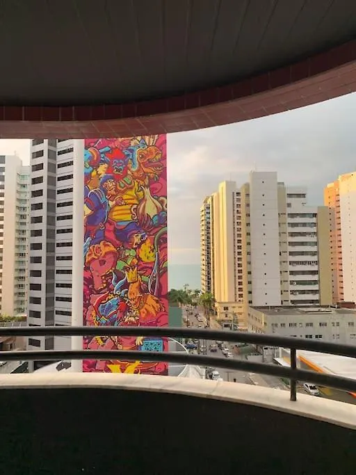 Apartment Espacoso 2 Rooms, Ampla Varanda Perto Do Mar Fortaleza